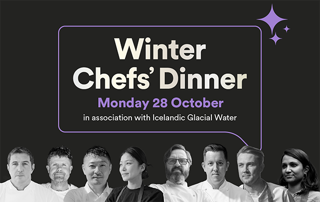 Winter Chefs’ Dinner in association with Icelandic Glacial Water